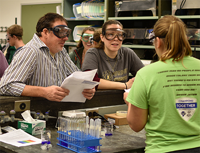 Smith and Nern teach lab